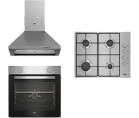 Beko Ankastre Eco Beyaz Metal Set