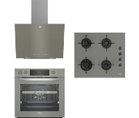 Beko Ankastre Fitfry Özellikli Gri Cam Set
