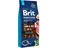 Brit Premium By Nature Sensitive Kuzu Etli Pirinçli Yetişkin Köpek Maması 15 kg
