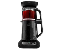 Karaca Çaysever Robotea Pro Quartz 4 in 1 Konuşan Çay Makinesi Black Chrome