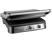 Karaca Inox Toastmate Grill 6 Dilim Kapasiteli Zaman Ayarlı Döküm Plakalı Izgara ve Tost Makinesi 2000W  