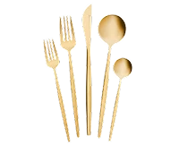 Karaca Orion Mat Gold 12 Kişilik 60 Parça Çatal Kaşık Bıçak Takımı